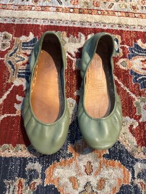 Tieks Ballerina Flats Women’s Size 9 Teal & Green